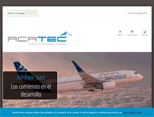 Tablet Screenshot of acatecaeronautics.com